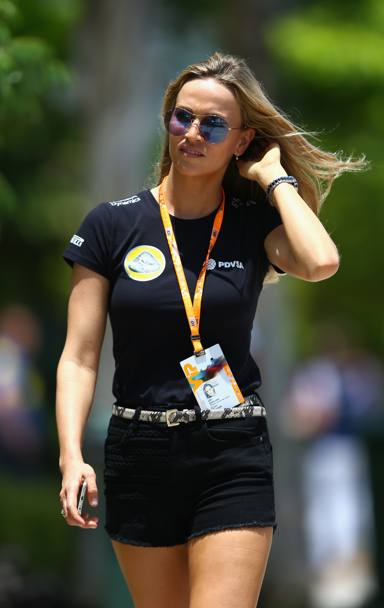 Carmen Jorda, terzo pilota della scuderia Lotus al Gp di F1 a Sepang in Malaysia (Getty Images)